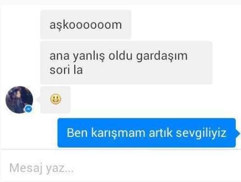 Yanlışlıkla sevgili olduğunuz oldu mu ?