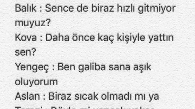 Burçların seks öncesi tepkileri bakın bir :D?