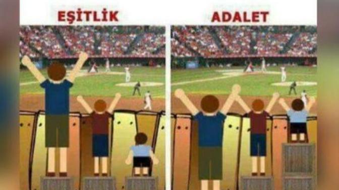 Eşitlik mi? Adalet mi? EŞİTLİK ADALET DEMEK Mİ?
