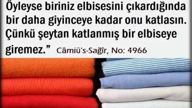 Kıyafetlerinizi çıkardğınızda katlar mısınız? Resimdeki bilgiyi yeni öğrendim bilen var mı?