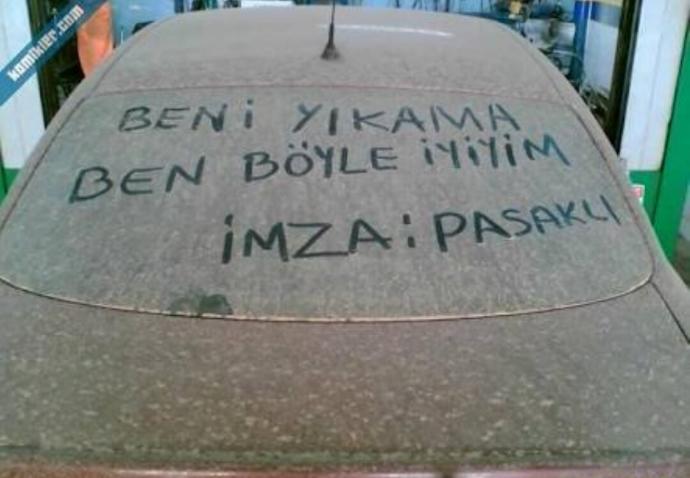 Beni yıka şeklinde bir yazı gördüğünüzde tepkiniz ne olur?