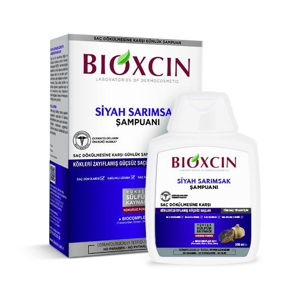 Bioxcin Siyah Sarımsaklı Şampuan