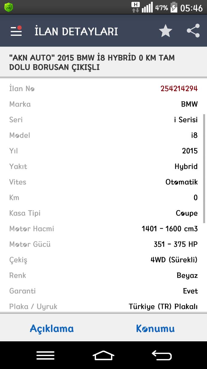 Engelli raporu ile bmw i8 alabilimiyim?