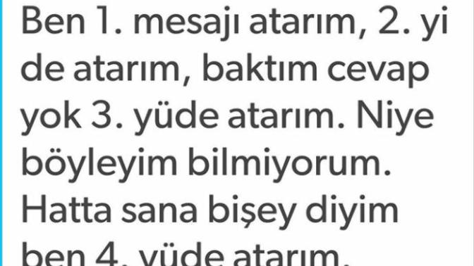 Hoşlandığınız kişiden mesajınıza cevap gelmeyince 2. mesajı da atar mısınız?