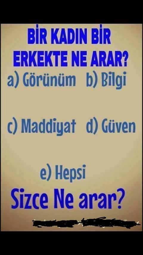 Bir kadının arayıp da hiçbir zaman bulamadığı şey nedir?