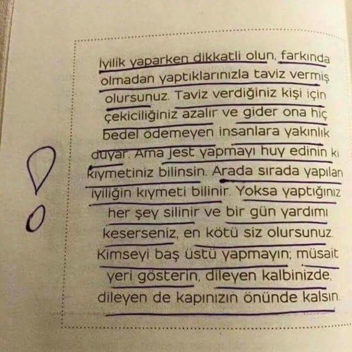 İyiliğin bile fazlası zarar mı ?