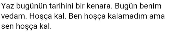 Bir erkek her mesaj sonunda