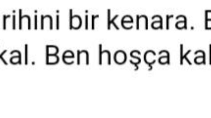 Bir erkek her mesaj sonunda "kendine iyi bak" diyorsa?