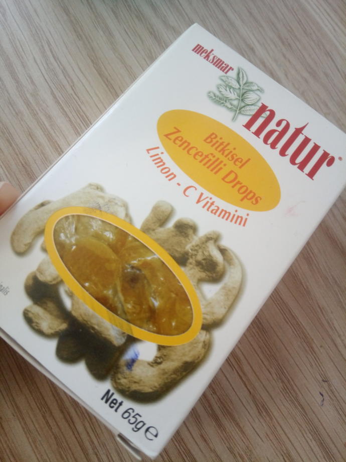 Zencefilli bitkisel şekerlerden bulamıyorum