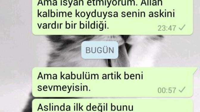 Terkedildim. Engellendim. Ben de boyle icimi dokuyorum. Nasil? Resimli?
