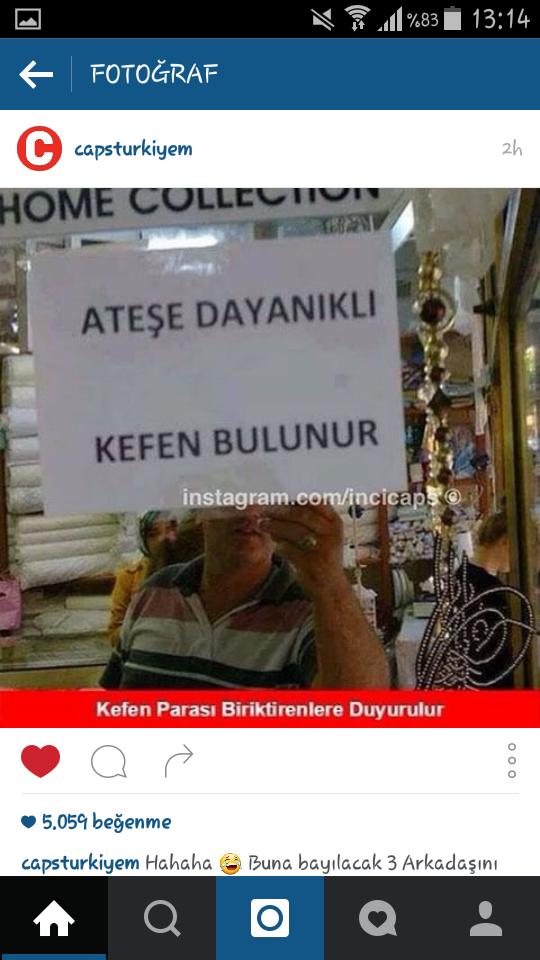 Atese dayanıklı kefen bulunur 😂😂😂 resimli ?