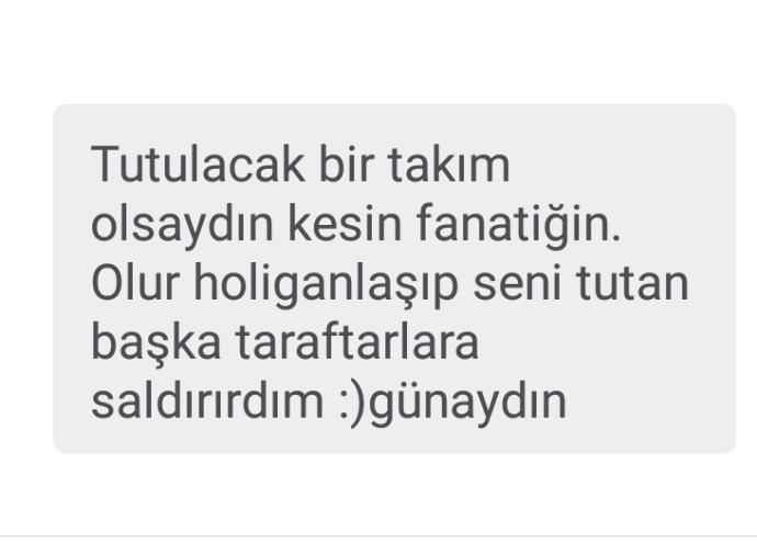 Böyle bir günaydın mesajı atan birine ne cevap verirdiniz?