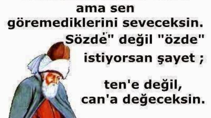 İlla birini seveceksen dışını değil içini seveceksin. Gördüğünü Herkes sever ama sen görmediğini seveceksin. Peki sizce?