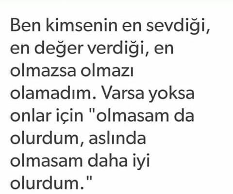 Size dğer veren var mı?Kimin olmazsa olmazısınız?