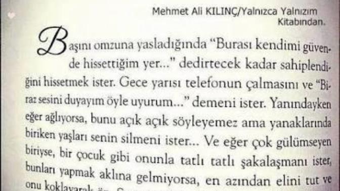 Kadın erkekten ne ister?