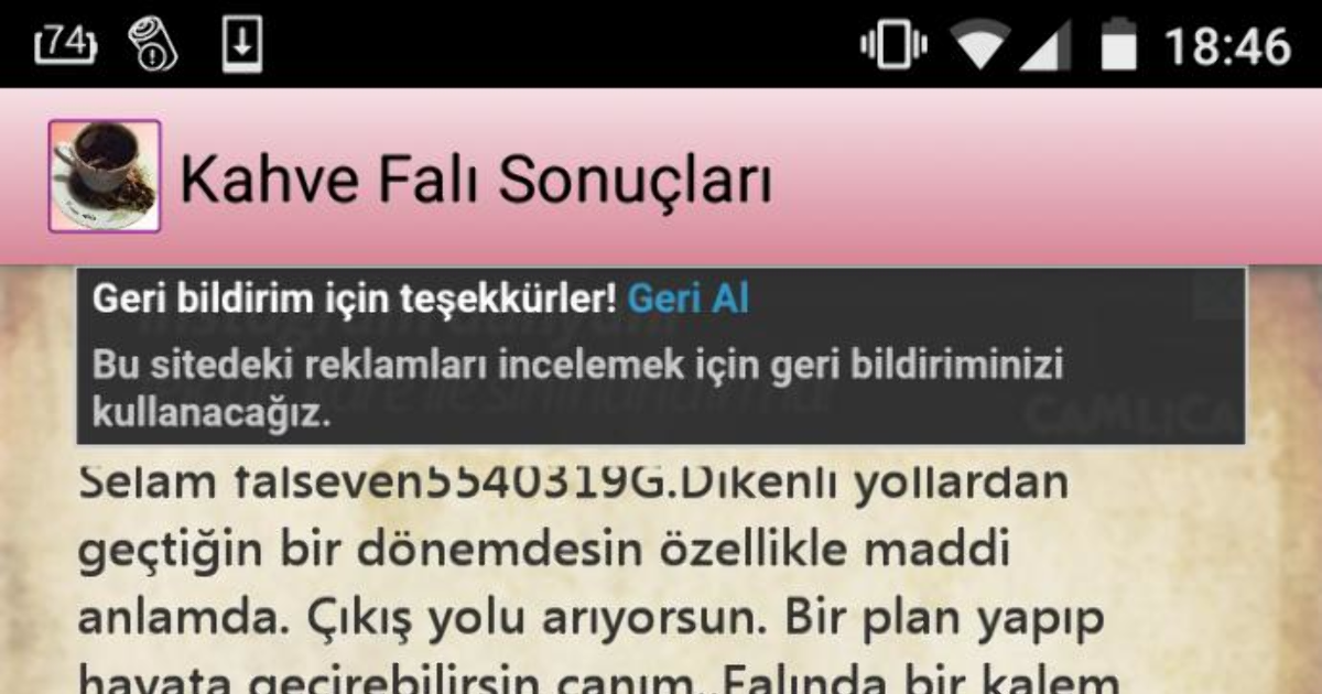 Derya abla kahve falı uygulamasını indirdim? KizlarSoruyor