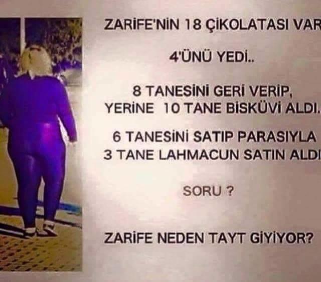 Zarife neden tayt giyiyor gençler (mariodakiprenses soruyor) ?