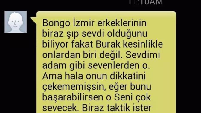 Bongo'ya mesaj atan var mi?