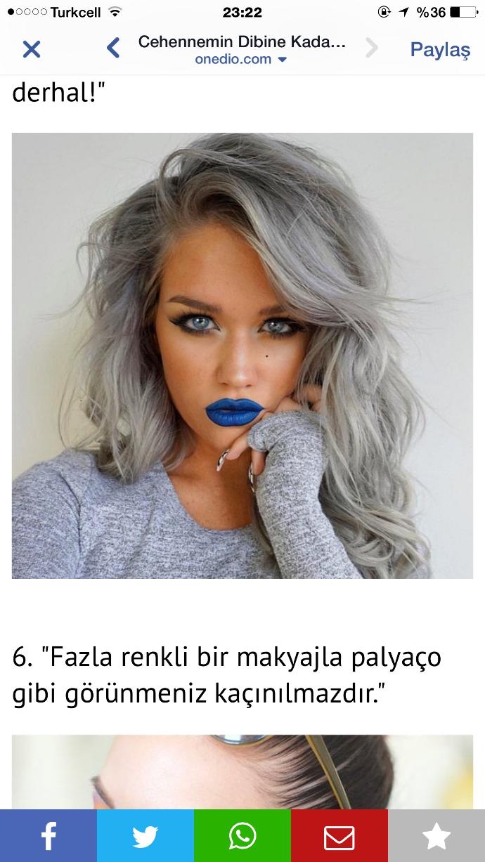 Kızlar saçımı gri yapmak istiyorm ama sürekli akıyomu yoksa sadece dibi geldikcemi boyanıyo biri söylesin lütfen kullan?