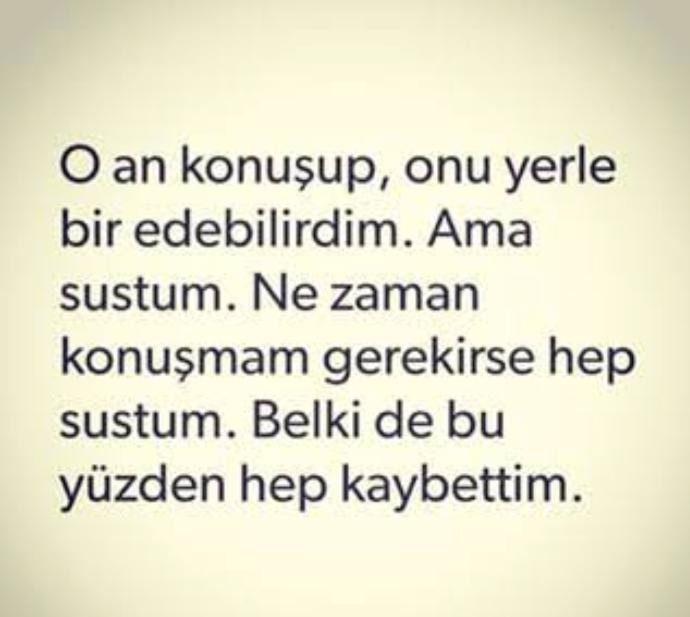 Siz haklı olduğunuz yerde susar mısınız?