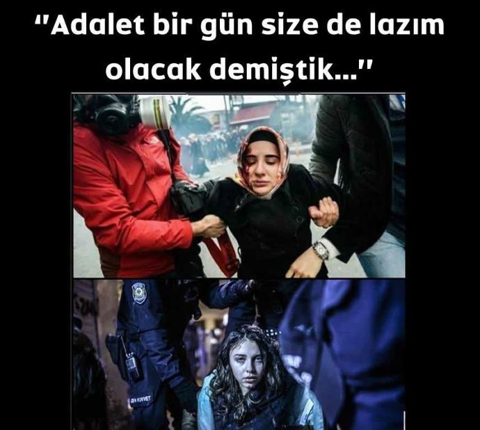 Adalet sizede lazim olacak dememişmiydik ?