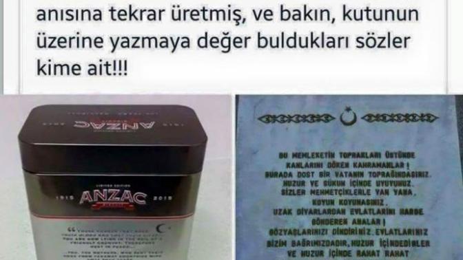 Çanakkale’nin 100. yılı anısına bisküvi kutularIarı yapmış Avustralyalılar Peki Biz Ne Yapabiliriz Resimli?