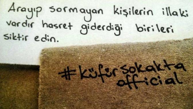 Şiir sokakta mı daha sami yoksa küfür sokakta mı sizce hangisi?