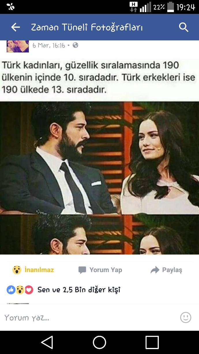 Türk kadınlarının güzellik sıralamasında kaçıncı olduğu nu biliyor musunuz 😒✌😄 ?