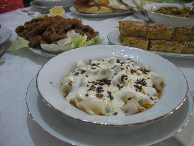 mantı sofrası