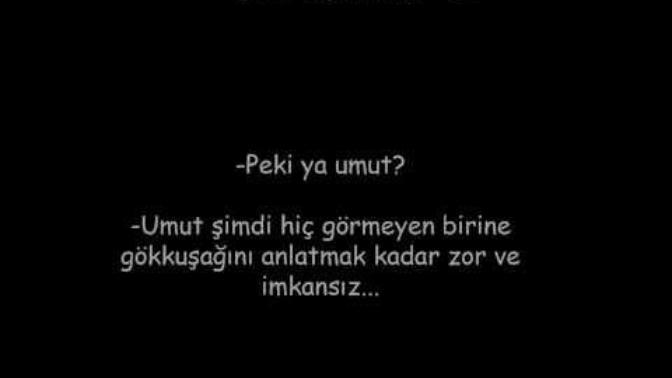 Hiç görmeyen birine gökkuşağını nasıl anlatırsınız?