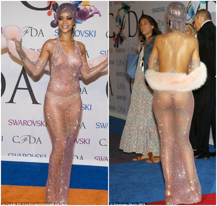 Rihanna'nin bu kiyafeti hakkinda ne düsünüyorsunuz? (Resimli) ajdjdk?