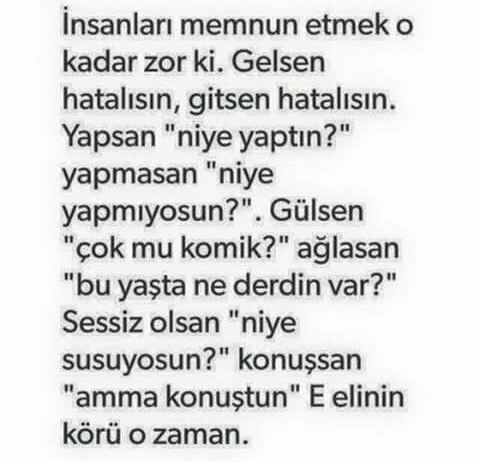 İnsanları memnun etmek için uğraşırmısınız?