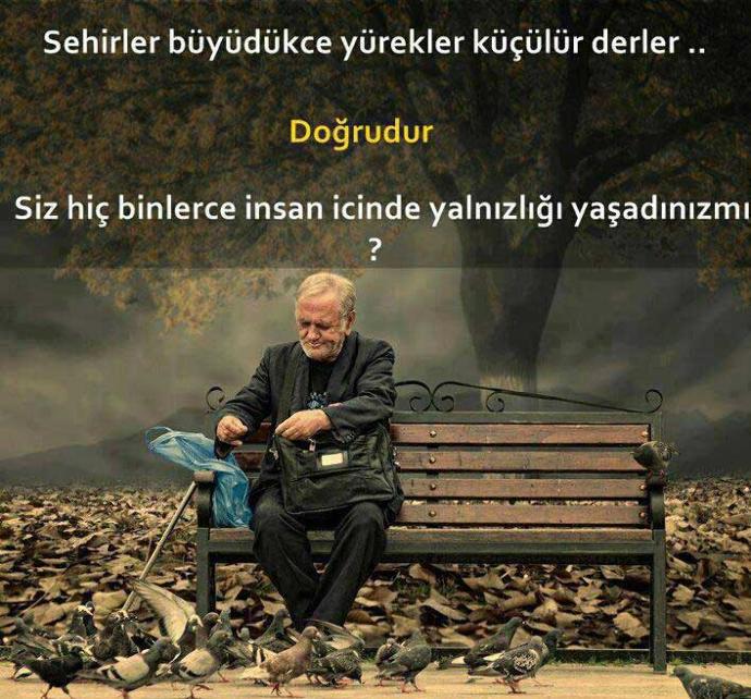 Kalabalıklar içinde yalnızlık hissini; siz nasıl anlatırsınız?