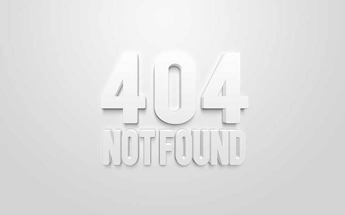 404 error