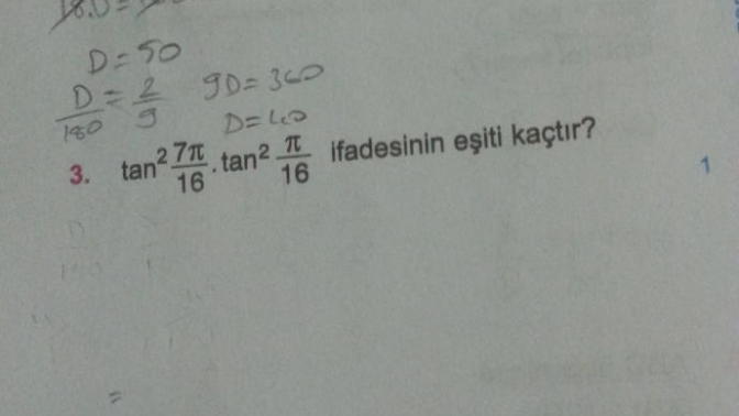 Trigonometri çözebilen varsa bakabilir mi?