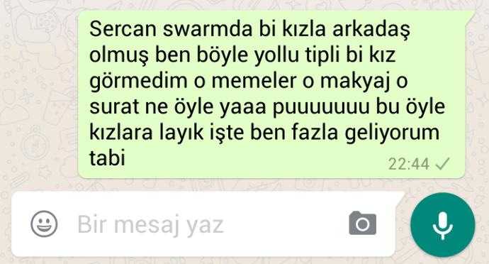 Yanmış, kısa, platin sarısı saçların altına sahte çıt çıt takan kızlara layıksın sen. O yüzden bir fazla geldim tabi?