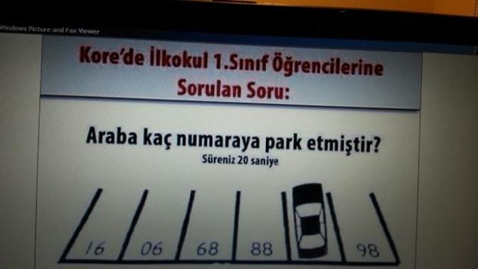 Zeka Sorusu. Doğru cevabı ilk bulan beş kişiye xper puanı. Doğru cevap?