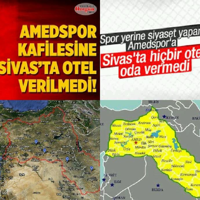 Sivas, sözde kurdistan sınırları içinde yer almasına rağmen, niye amedspora yer vermedi 😂😂 ?