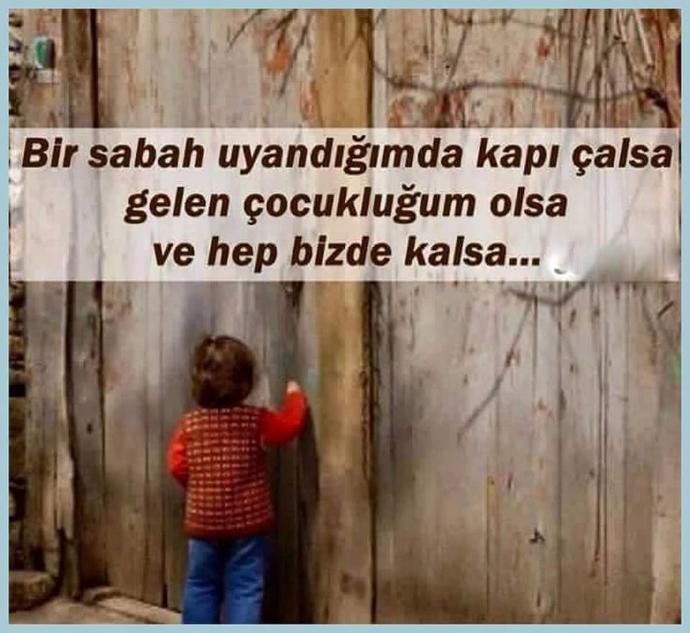 Bir sabah uyansan kapı çalsa veee gelen ?