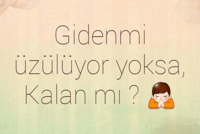 Giden mi daha cok üzülüyor yoksa kalan mı?