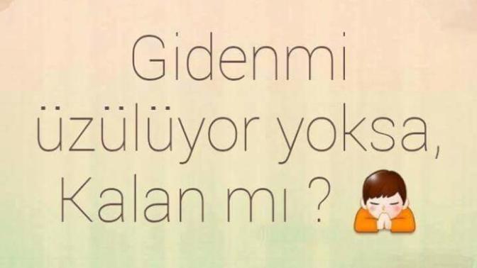Giden mi daha cok üzülüyor yoksa kalan mı?