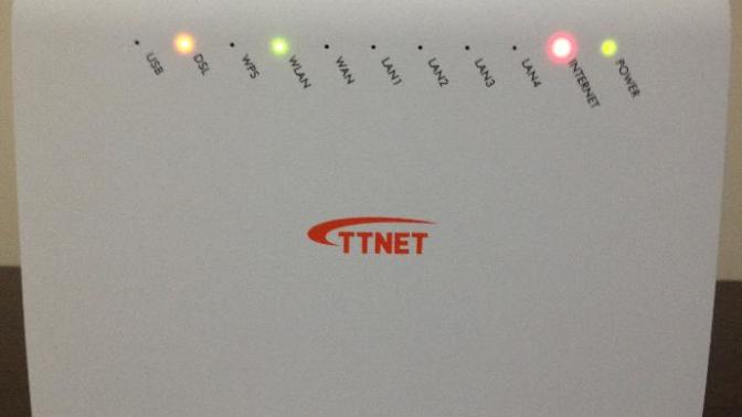 Ttnet ZyXEL VMG3312-B10B İnternet Led Kırmızı Yanması?