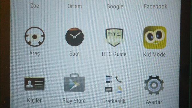 HTC desire 820 telefonda beyaz ekran nasıl düzeltilir?
