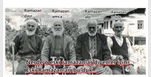 Nerde o eski ramazanlar?