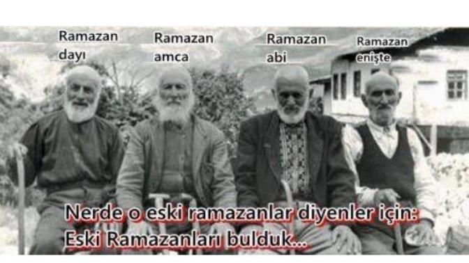 Nerde o eski ramazanlar?