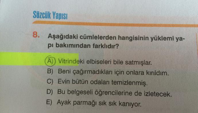 Anlaşılır bir şekilde açıklar mısınız (sözcükte yapı)?