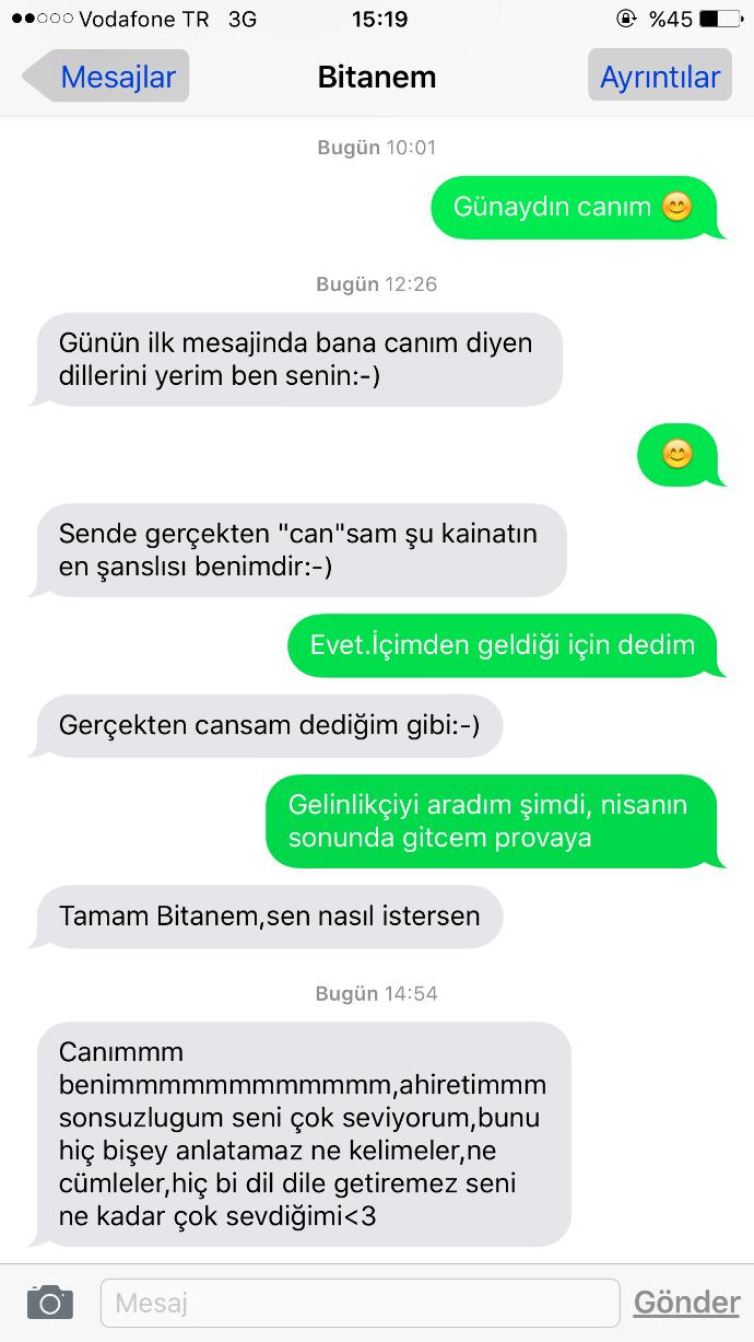 Nişanlım samimi mi sizce?
