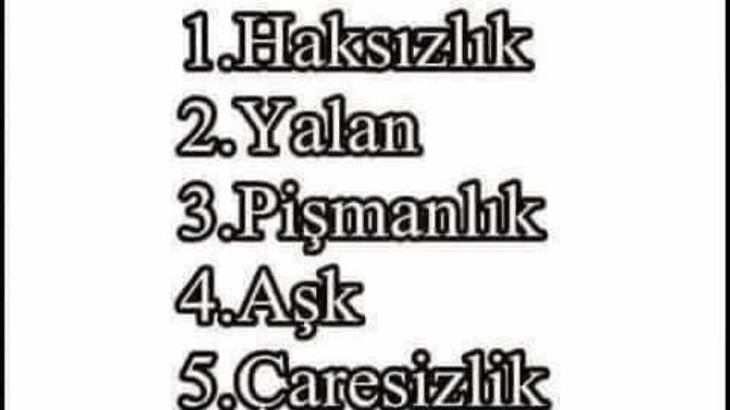 Hayatta Sizi en çok üzen şey nedir?