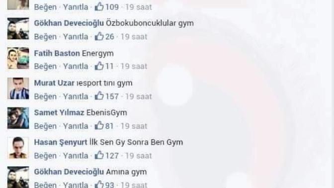 Sonu gym ile biten spor salonuna isim arıyoruz:D var mı senin de aklına gelen?