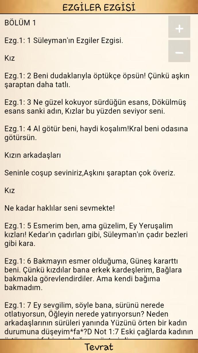 Hiç Tevrat okudunuz mu? Çok cinsel içerikleri yok mu bir kutsal kitaba göre ?